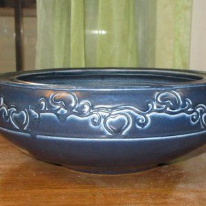Antique 1920 ROOKWOOD Cobalt Blue Art Pottery Bowl